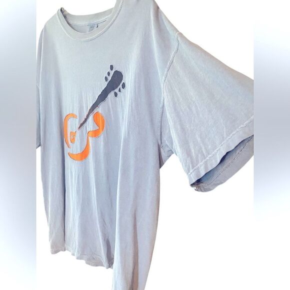 Comfort Colors Sz XL Blue Washed Cotton Large Guitar Band Music Design T-Shirt - Picture 5 of 6